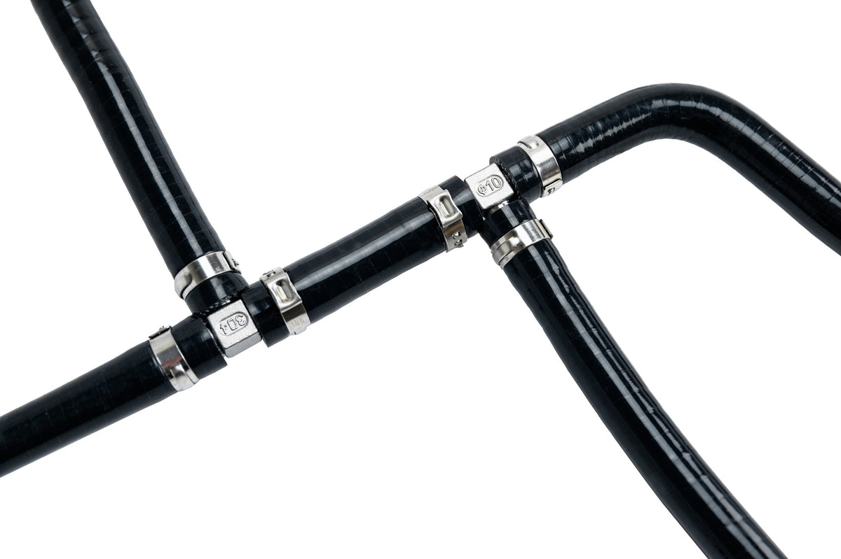 SPE 6.7L Powerstroke degas hose kit - hose and fitting detail