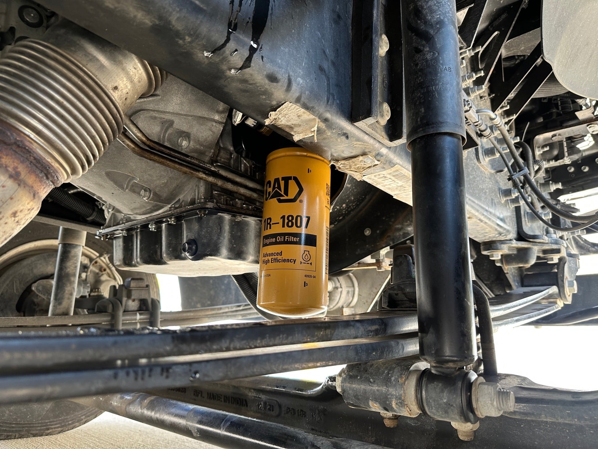 2011+ F650 and F750 6.7L Powerstroke Oil Filter Housing Upgrade CAT