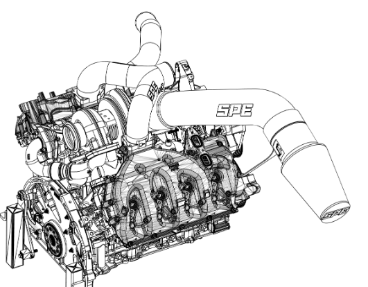 6.7L Powerstroke Custom Intake Air Filter Housing