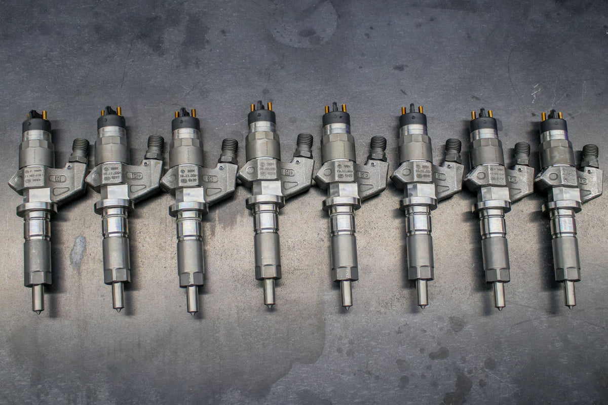 Chevy Duramax 01-04 LB7 Brand New 300% Over Injector Set (SAC Nozzles) Dynomite Diesel
