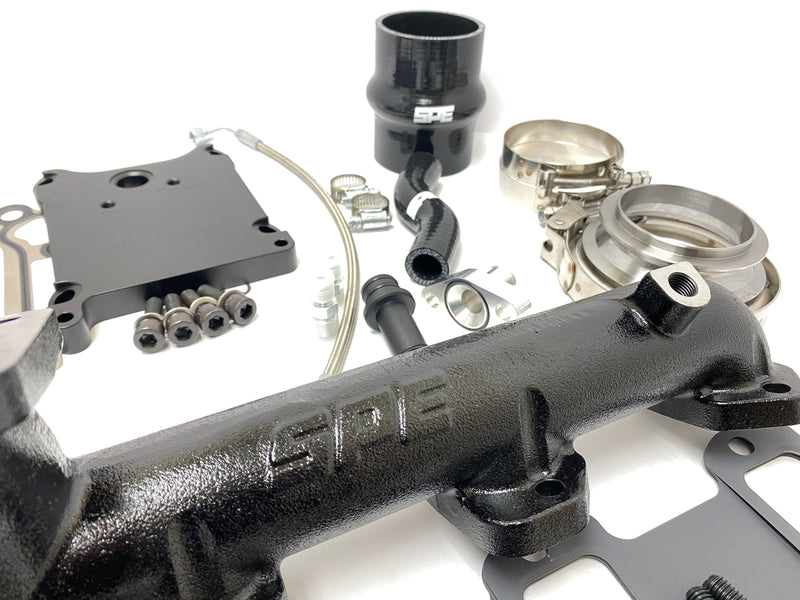 6.7 powerstroke t4 turbo mounting kit