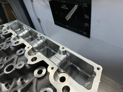 6.7L Powerstroke ported cylinder heads