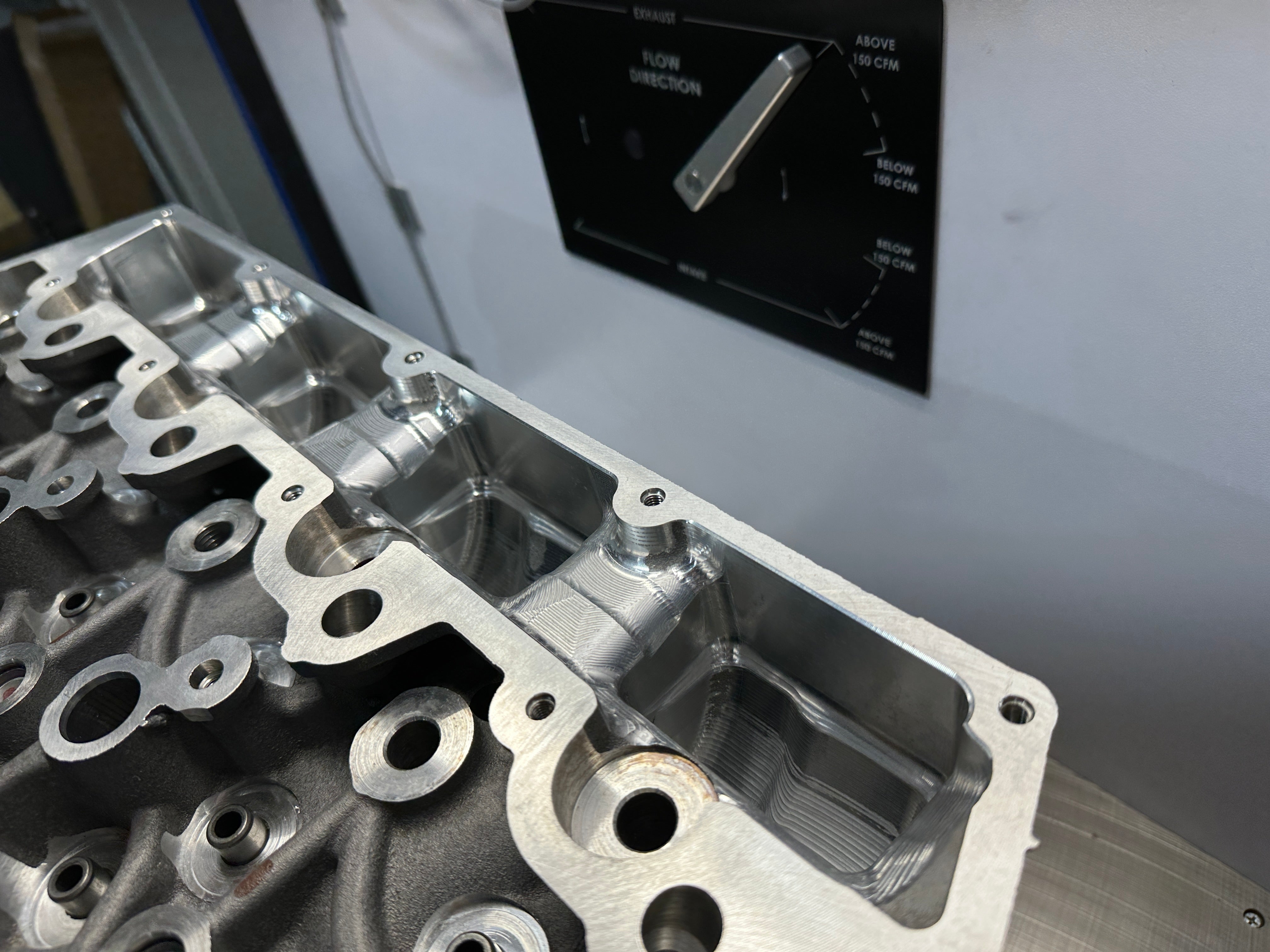 6.7L Powerstroke ported cylinder heads