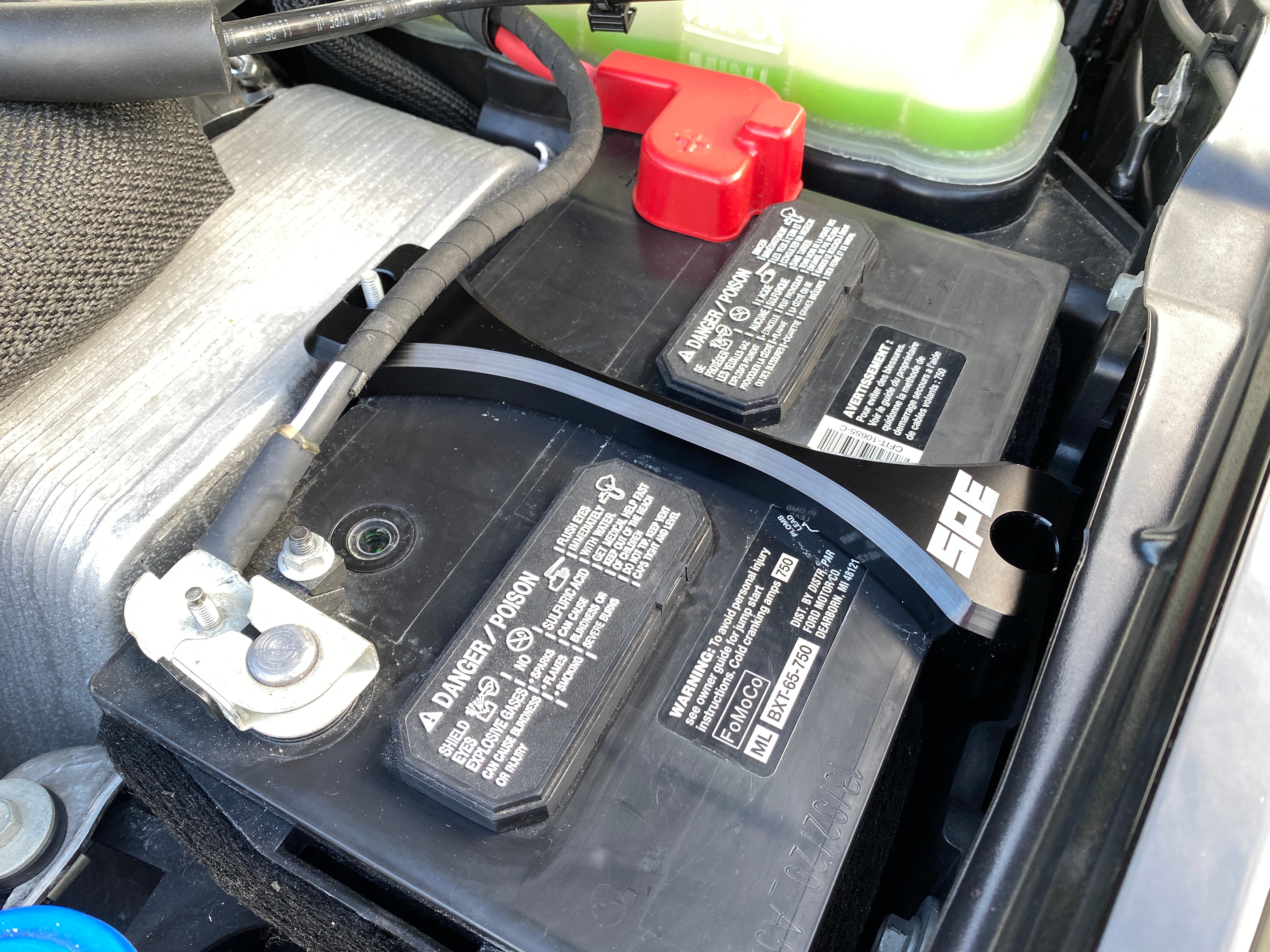 2011-2024 6.7L Powerstroke Billet Battery Hold Down Upgrade