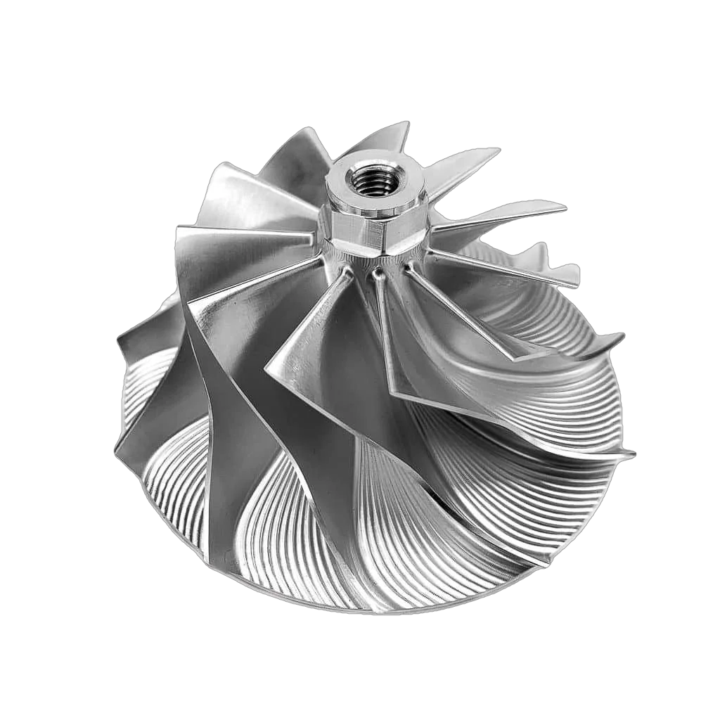 KC Billet Powermax Compressor Wheel — 2003–2007 6.0L Powerstroke