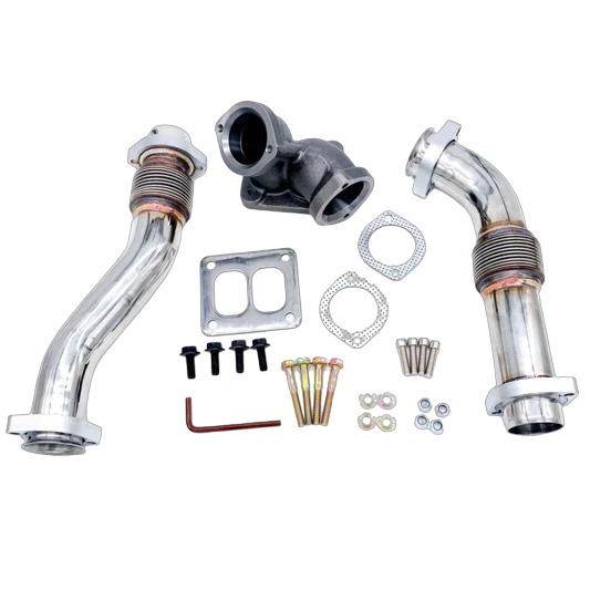 Odawgs Diesel Bellowed Up Pipes — 1996–1997 7.3L Powerstroke OBS