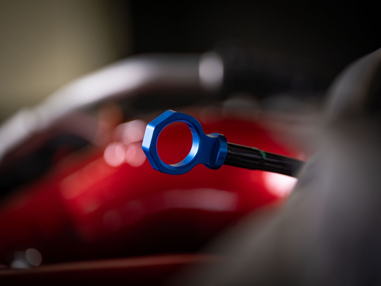 6.7L Powerstroke Billet Oil Dipstick replacement