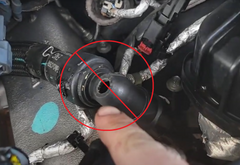 6.7L Powerstroke heater hose fitting