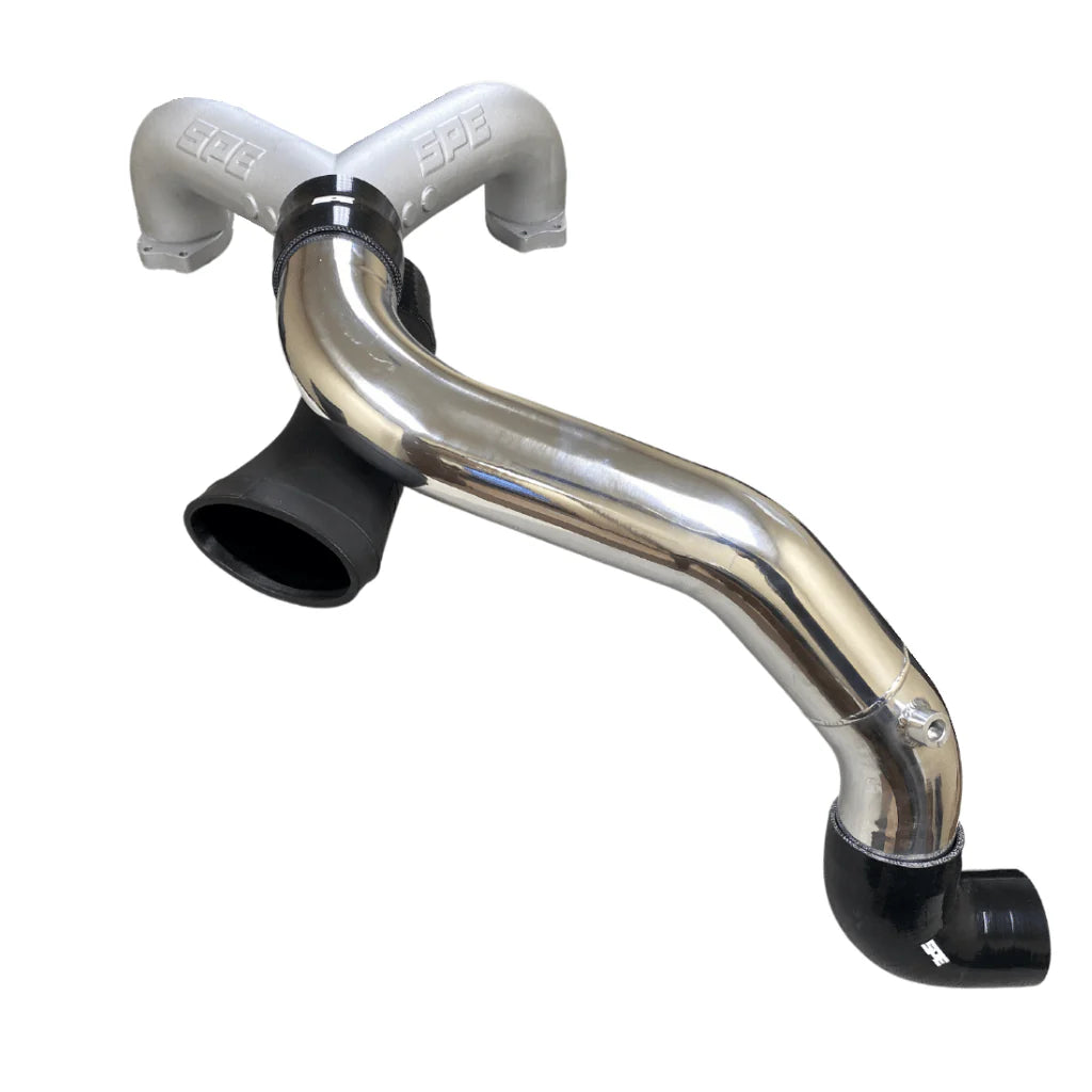 SPE Motorsport 2011-2019 6.7 Powerstroke Intake Piping Kit w/ Hot Side Pipe and Air Filter-1